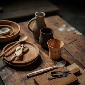Elegant Wooden Bowl